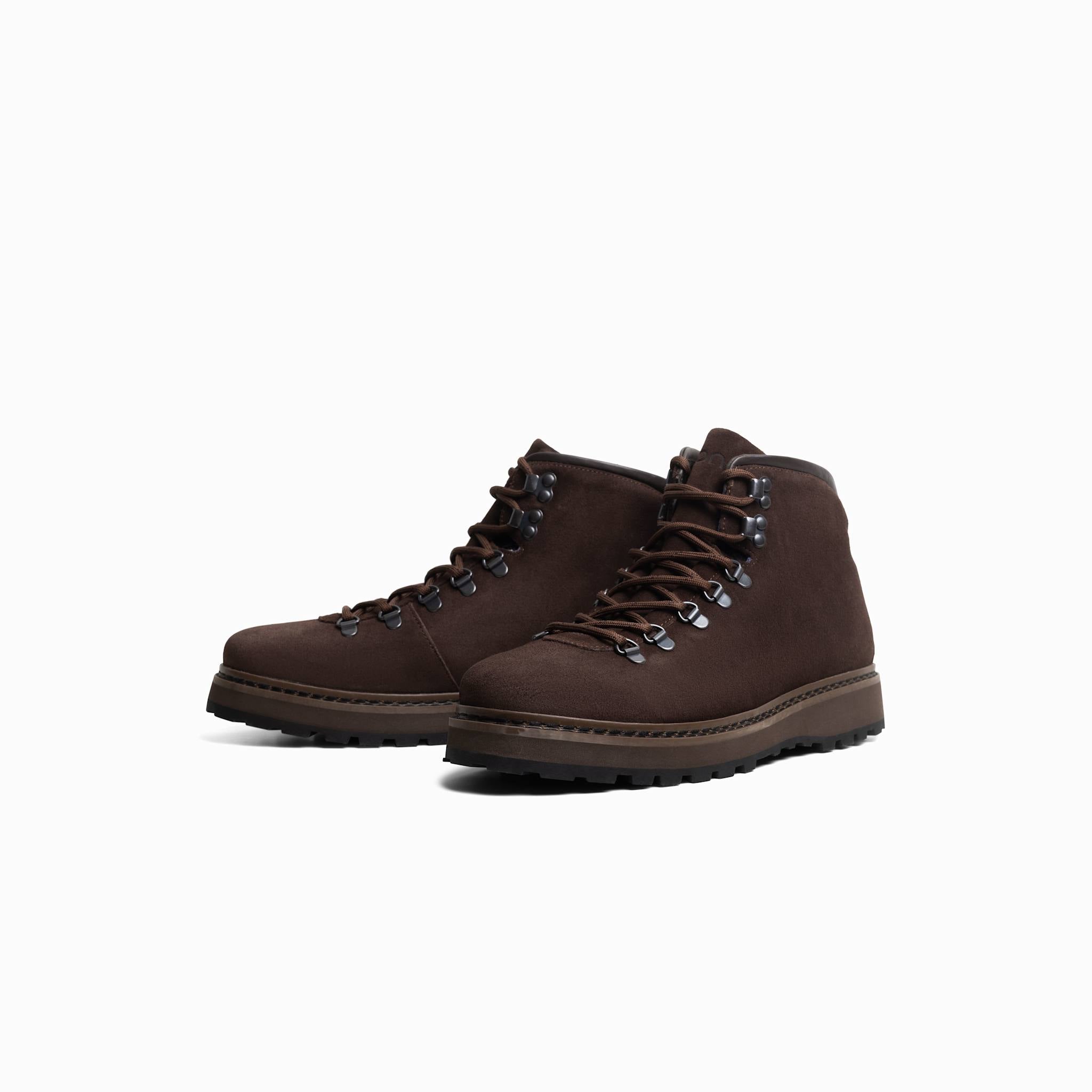 Hiking Core - Suede - Chocolate - Man – handcrafted by mono made in Portugal