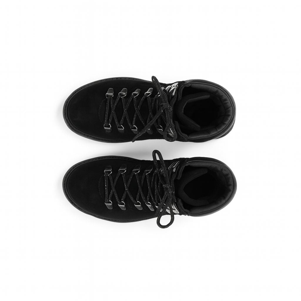 Hiking - Suede - Black - Woman – handcrafted Hiking by mono made in Portugal