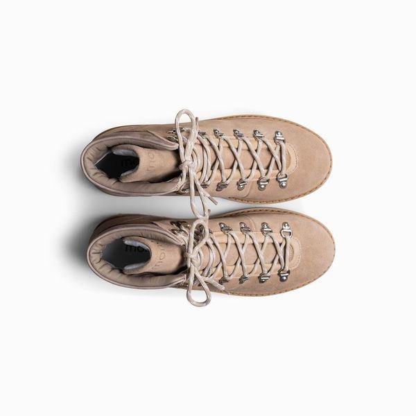 Tag Suede - Dark Beige - Man – handcrafted by mono made in Portugal