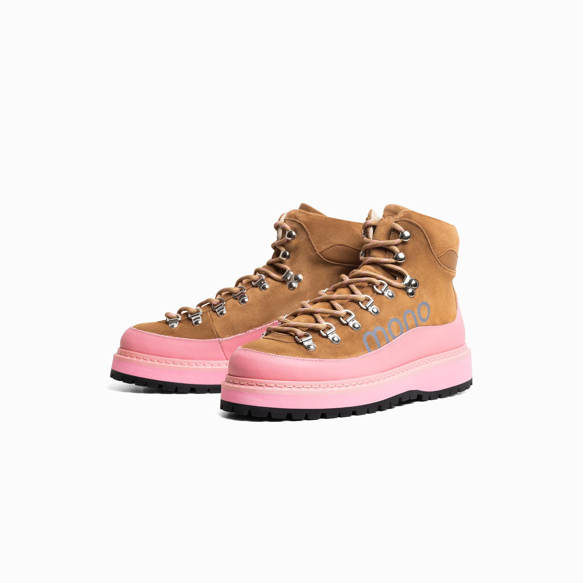 Vidda shearling - Cognac Pink Woman – handcrafted by mono made in Portugal