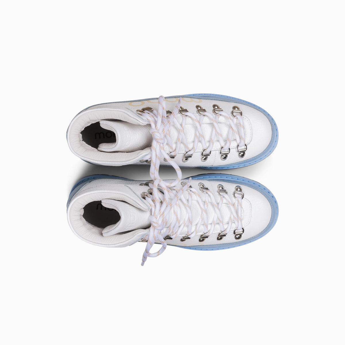 Vidda grained - White Lt.blue - Woman – handcrafted by mono made in Portugal