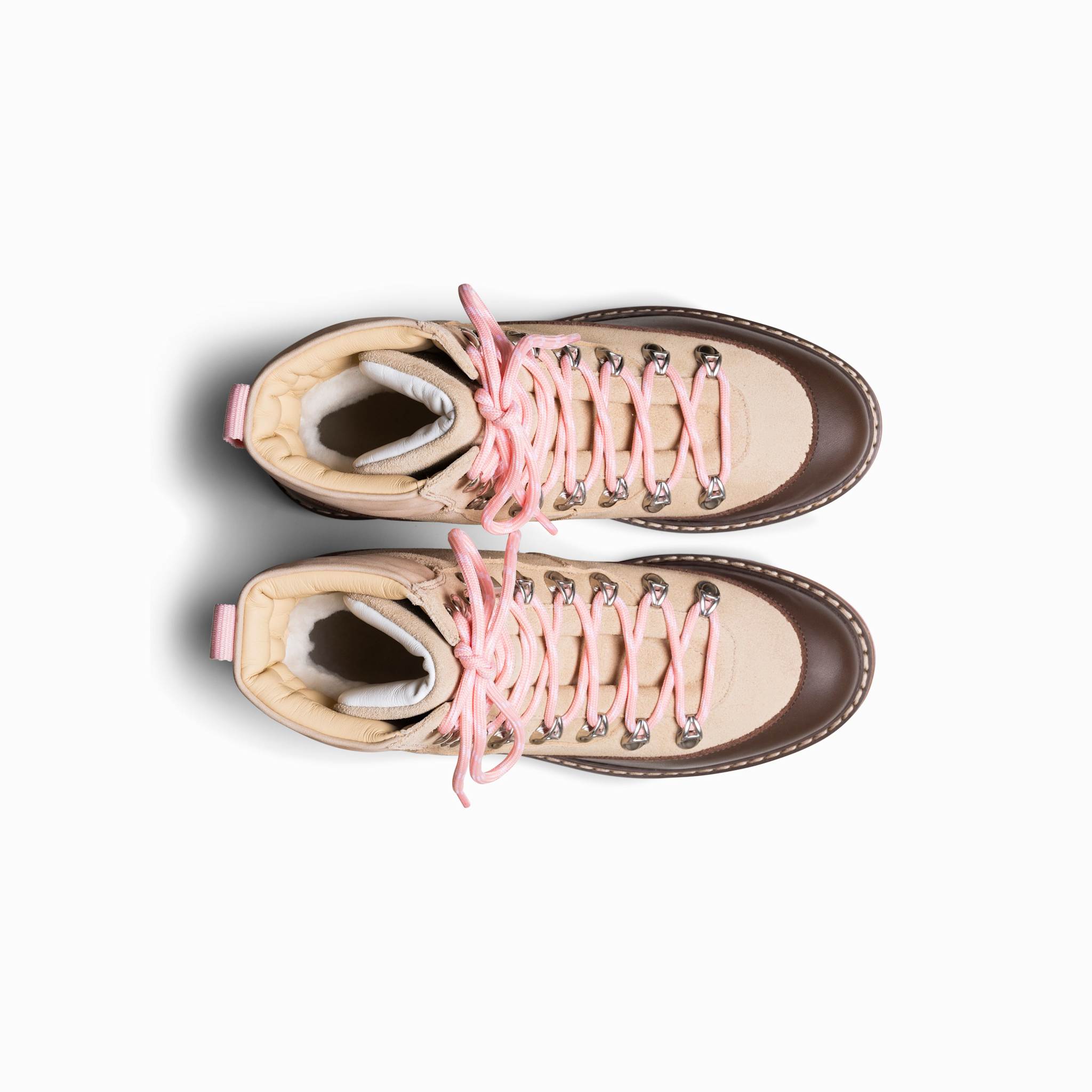 Hiking Cap - sand brown pink - Woman – handcrafted by mono made in Portugal