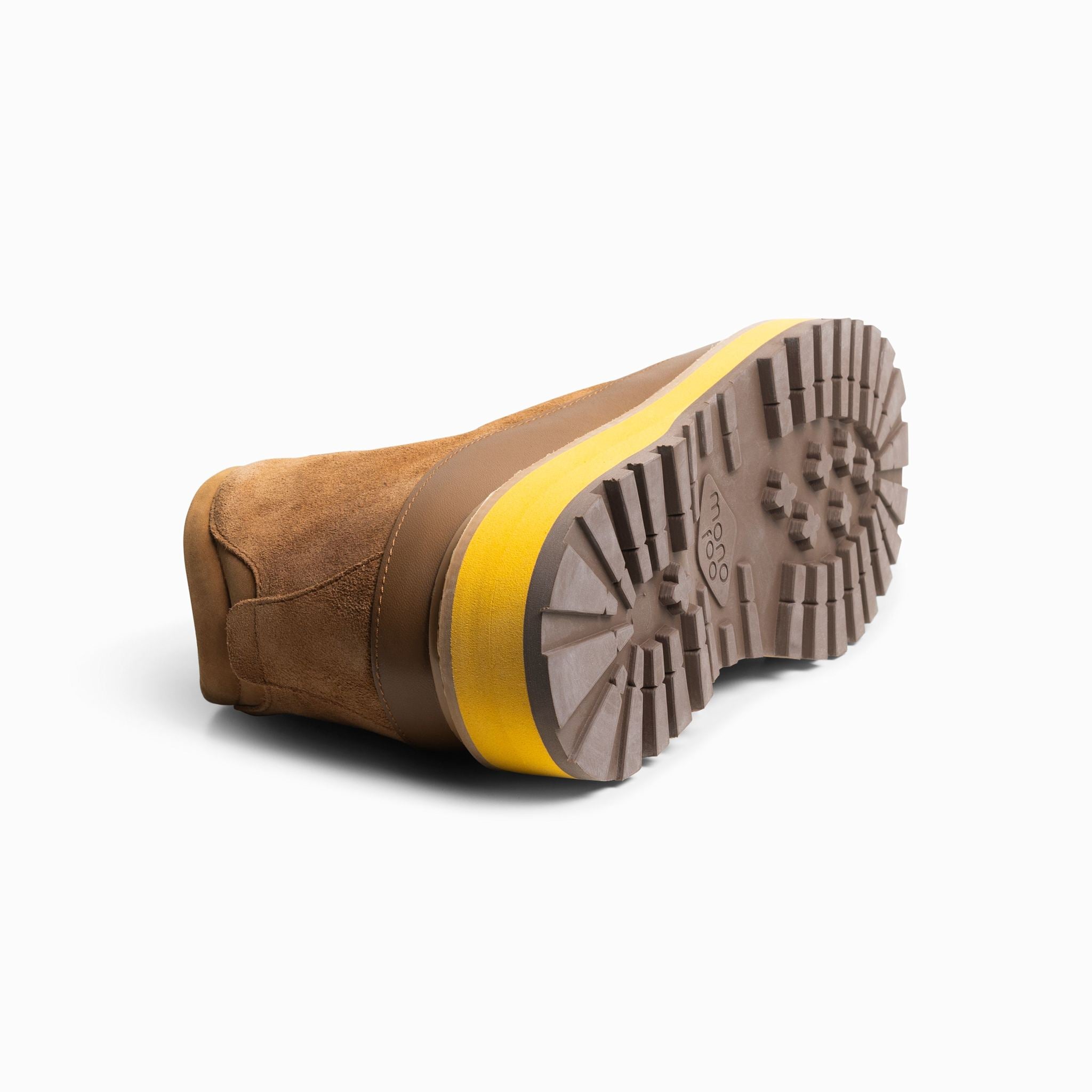 Core Cap Suede - Cognac yellow - Woman – handcrafted by mono made in Portugal