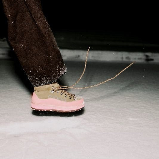 Vidda - without shearling - Cognac Pink - Man – handcrafted by mono made in Portugal