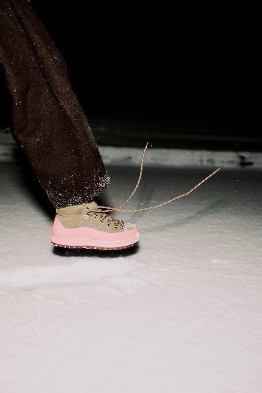 Vidda - without shearling - Cognac Pink - Man – handcrafted by mono made in Portugal