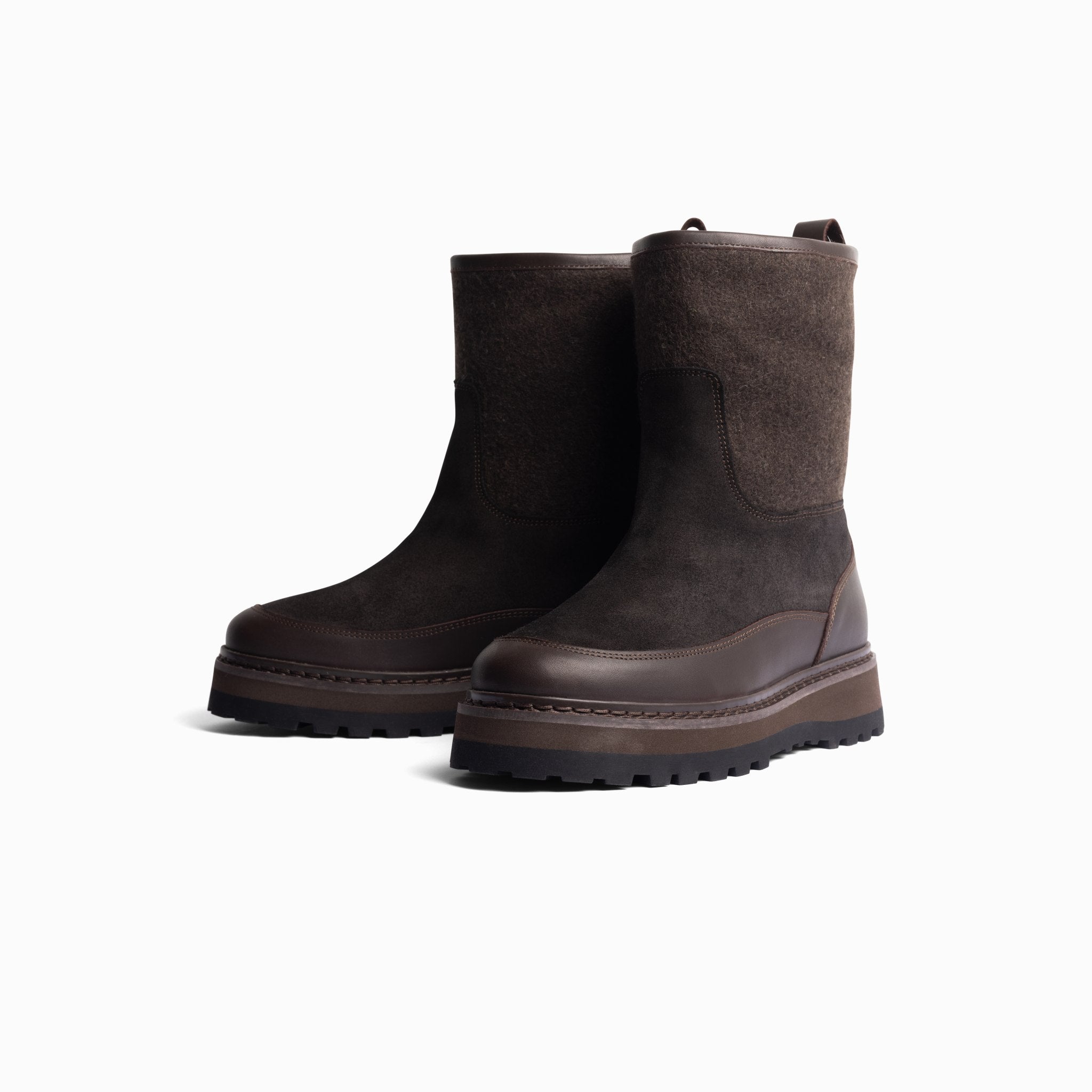 Tag Boot - Chocolate - Woman – handcrafted by mono made in Portugal