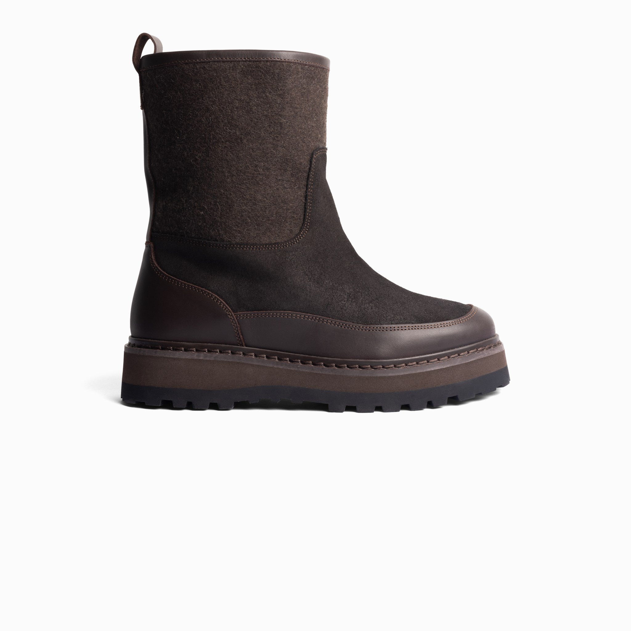 Tag Boot - Chocolate - Woman – handcrafted by mono made in Portugal