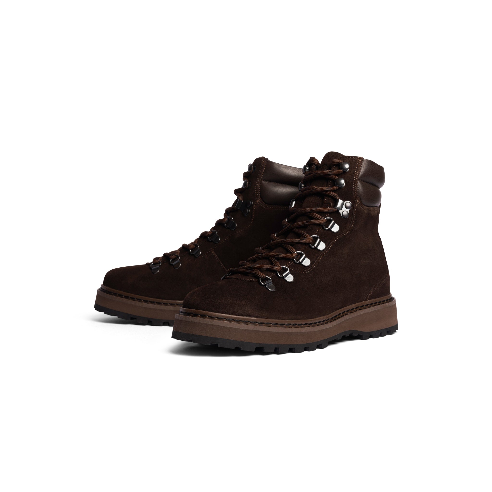 Hiking - Suede - Chocolate Black - Woman – mono