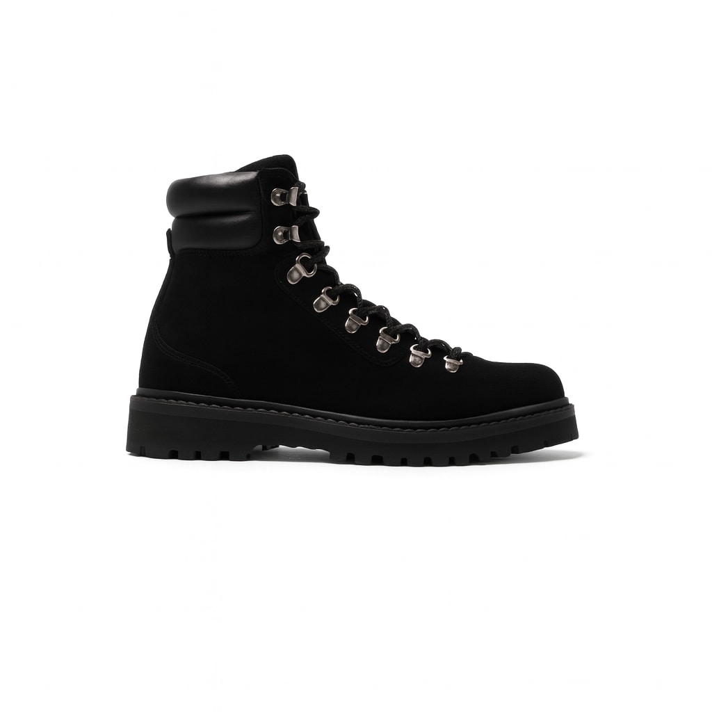 Hiking - Suede - Black - Woman – handcrafted Hiking by mono made in Portugal