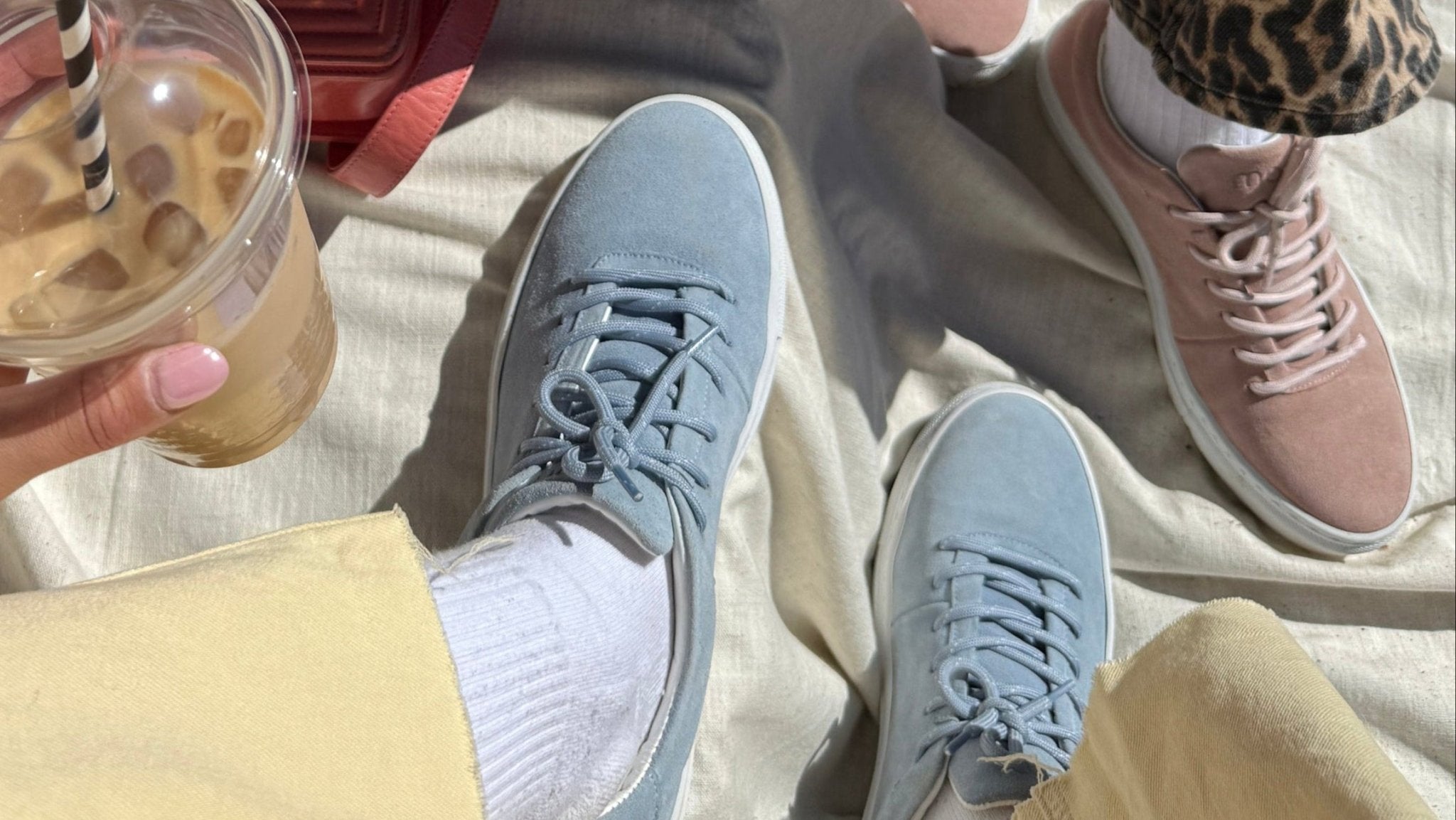 Flex - Suede - Azure blue - Woman – handcrafted Flex by mono made in Portugal