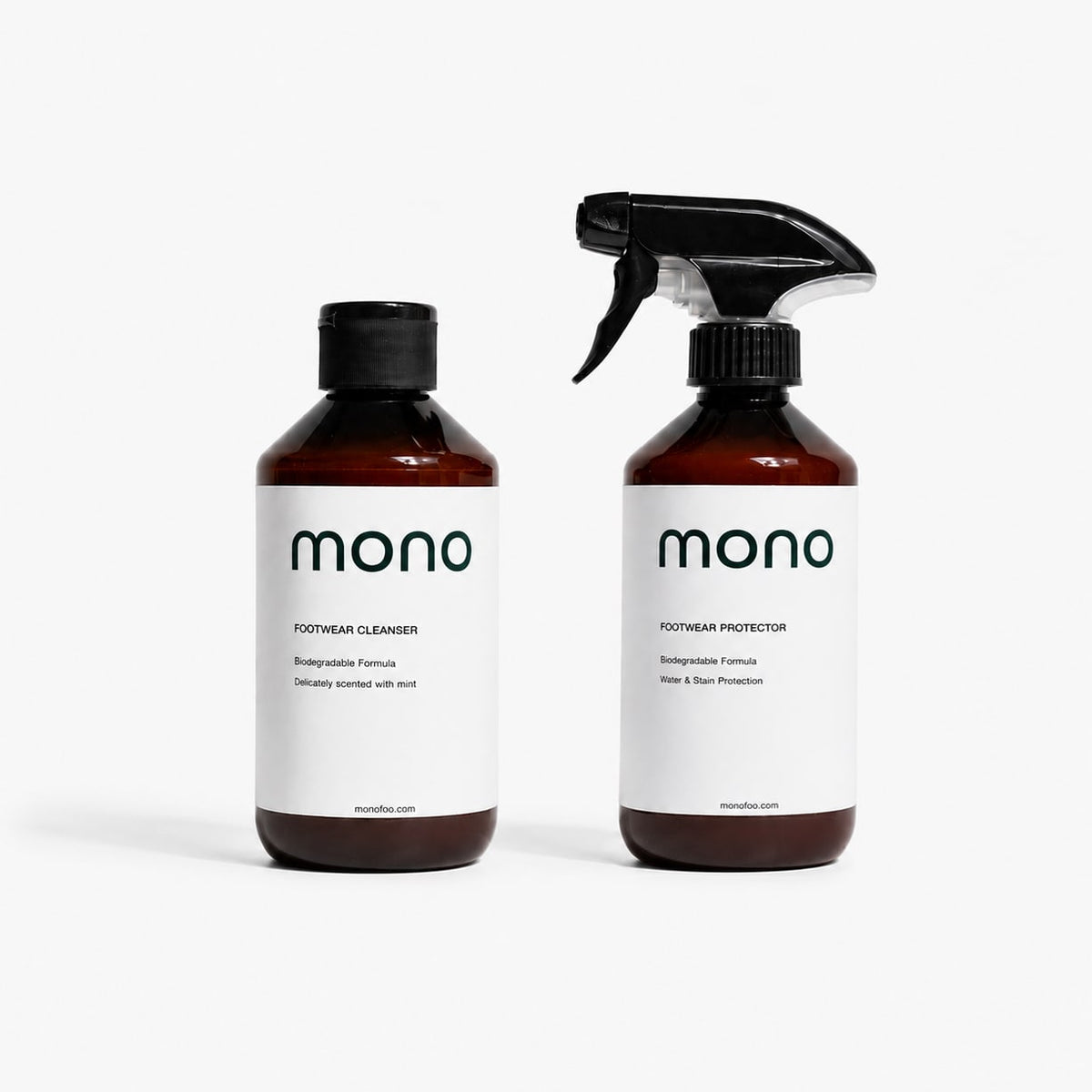 Footwear care kit ( incl. protector + cleanser) – handcrafted by mono made in Portugal